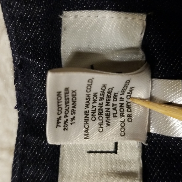 Ann Taylor Loft Womens Denim Cropped Pants Size 10 Blue - Picture 7 of 10